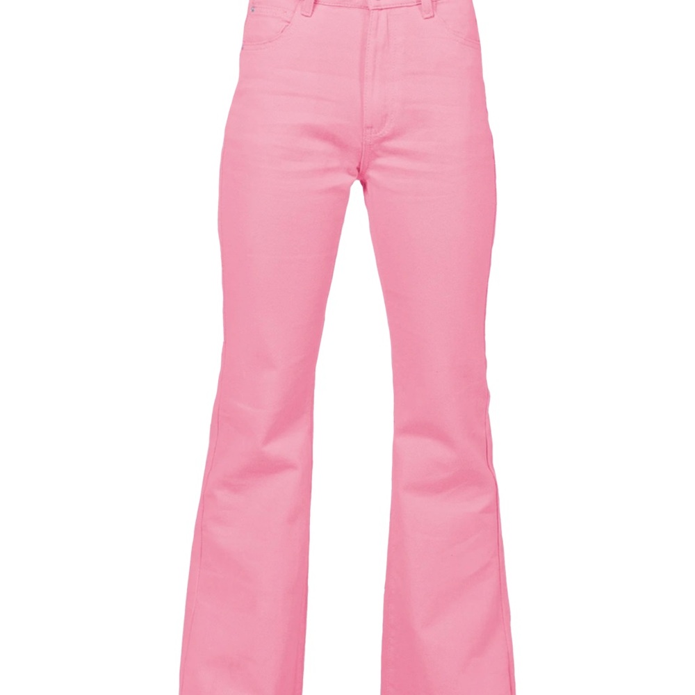 Princess Polly Pink Flared Jeans
